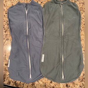 ComfyCubs Newborn Swaddles (2 pack) 💙💚